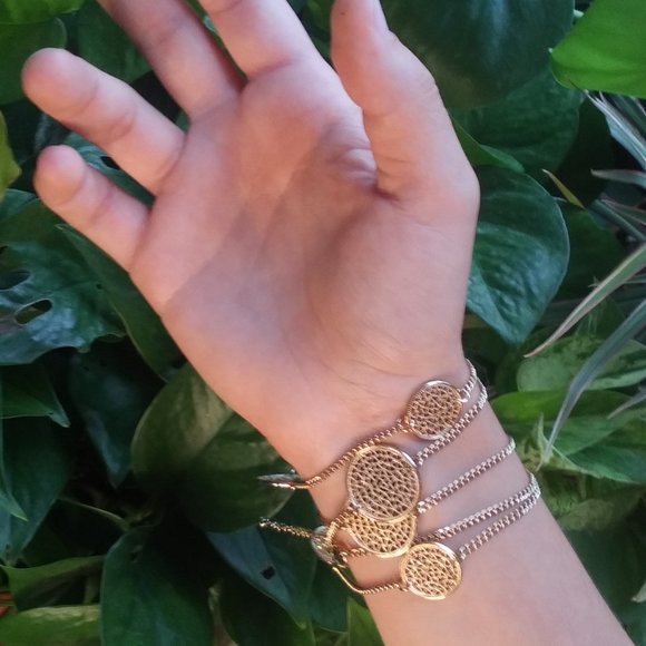 Gold Medallion Wrap Bracelet - Picture 8 of 8